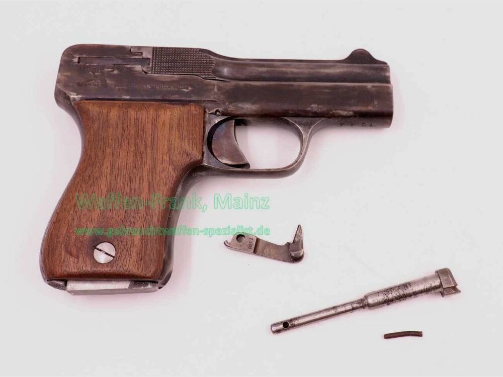 Schwarzlose A.W., Berlijn Mod. 1908/09, 1e versie
