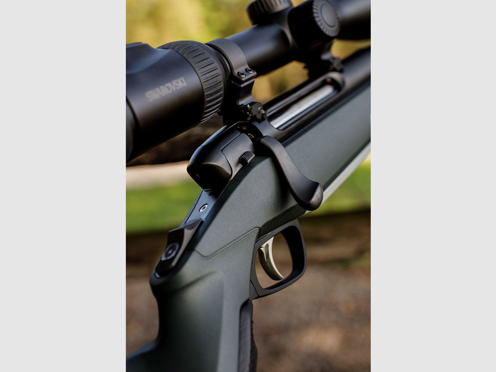 Steyr Monobloc .308Win Vert longueur du canon 56 cm / M15x1 / sans organes de visée, insert en cuir noir, poids sans organes de visée, avec filetage M15x1, .308Win, 56 cm, image 2 sur 6