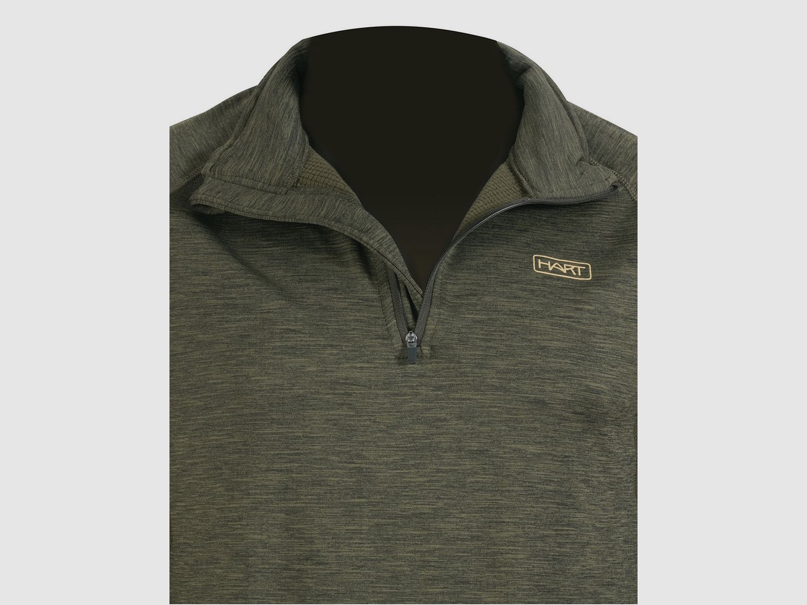 t shirt thermique TRAIL -ZN GREEN manche longue hart, image 2 sur 3