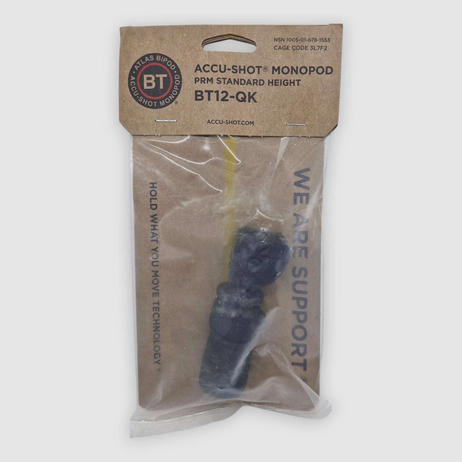 B&T Accu-Shot BT12-QK Precision Rail Monopod Picatinny Quick Knob New OVP, image 1 of 6