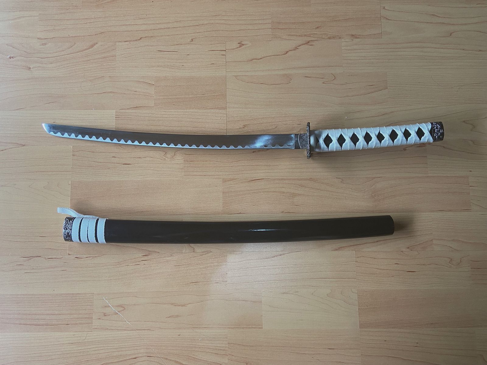 Cuchillo de vitrina Samurai Schwert Bueno hasta como nuevo