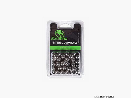 BLACKBIRD – STEEL AMMO SFERE ACCIAIO PER FIONDA (30PZ)