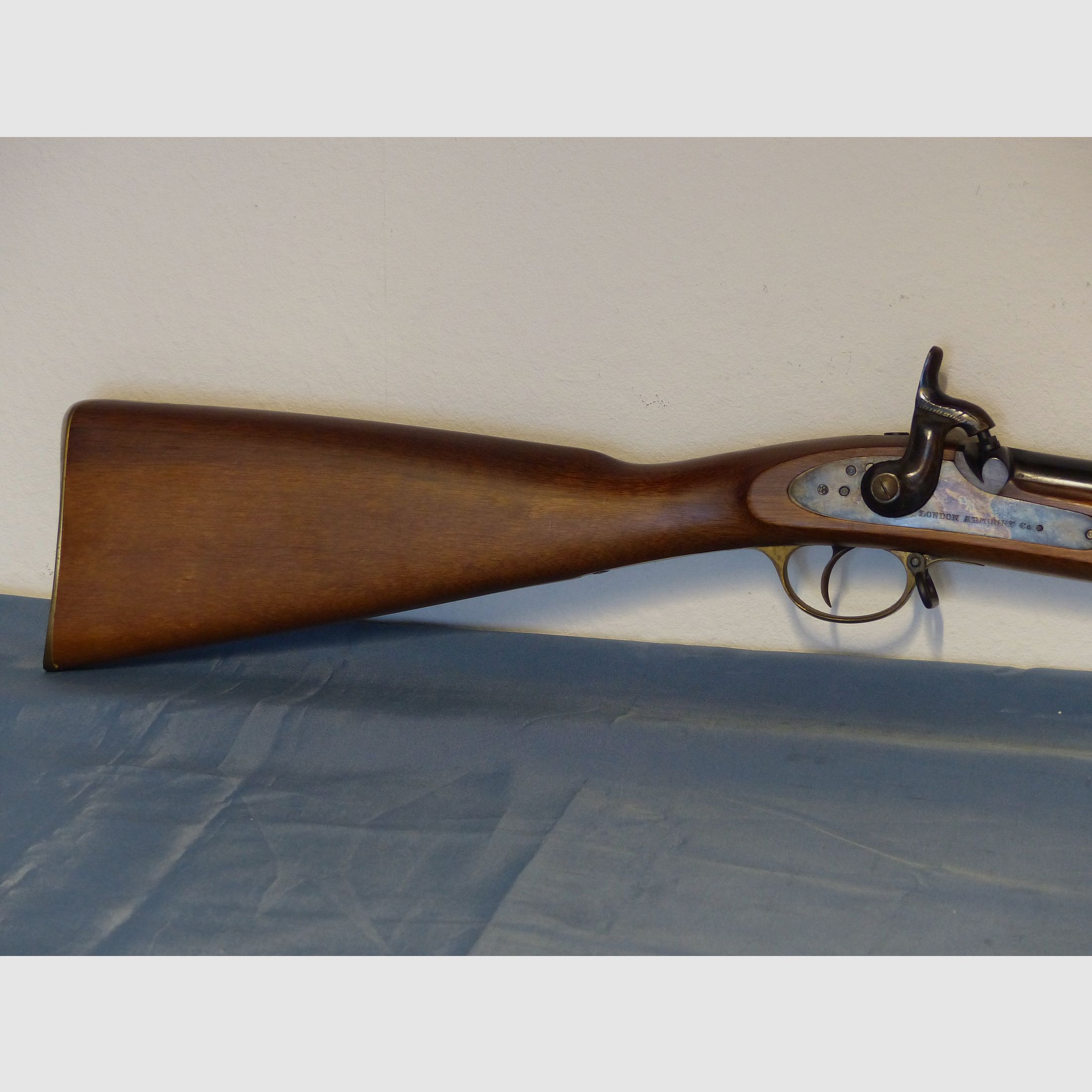 Vorderlader Perkussion Enfield Gewehr 1853 3 Band Büchse Armi San Paolo Brescia Italien Cal. .58 vintage