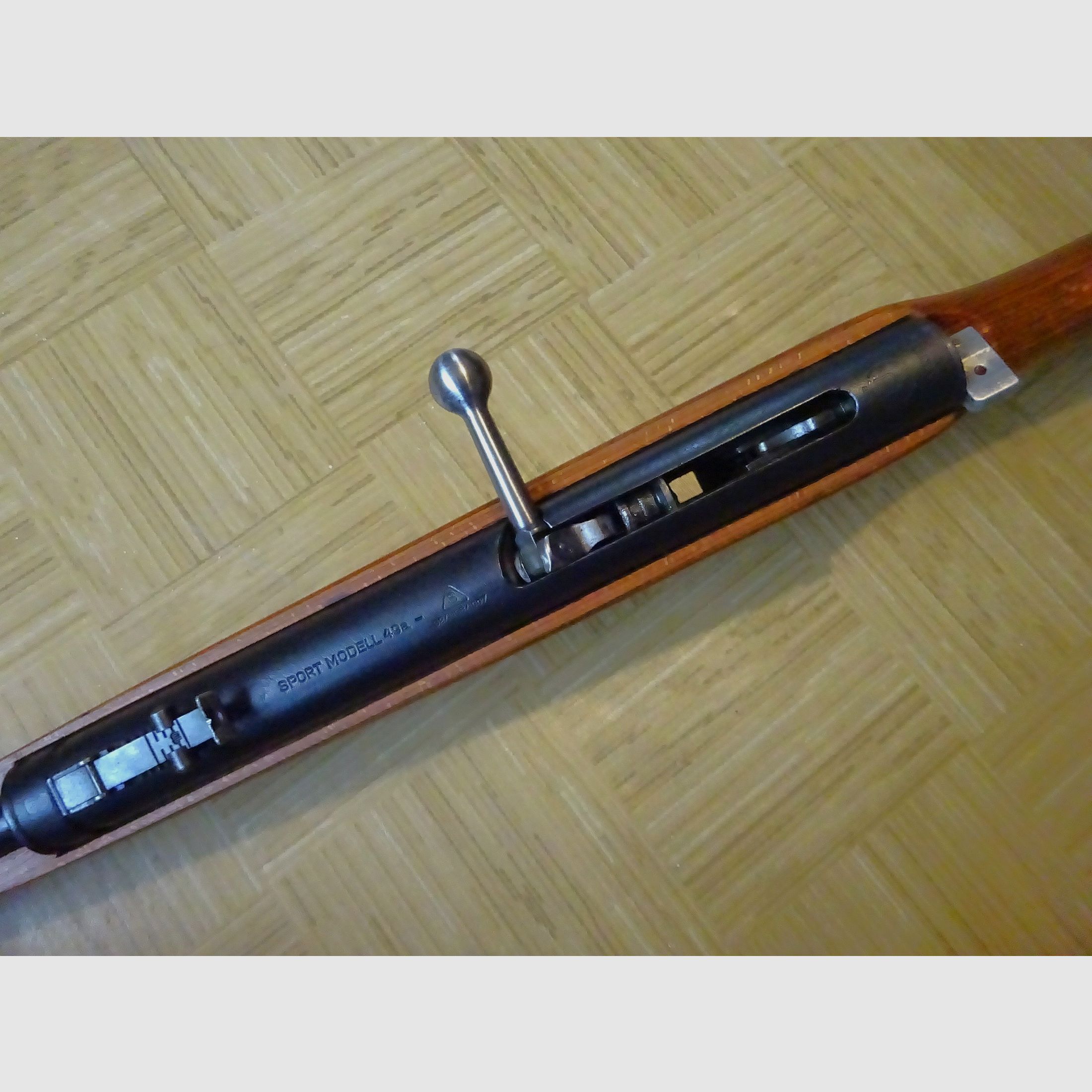 Fusil à air DDR Haenel 49a de 1957 révisé et entretenu.