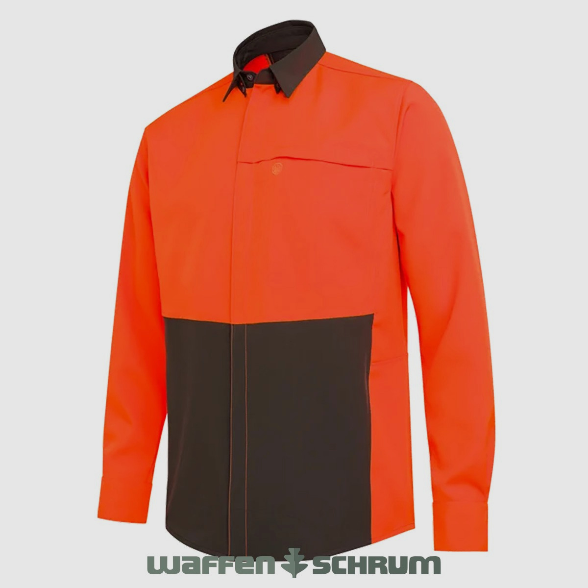 Beretta Chemise à épines Marron Écorce & Orange