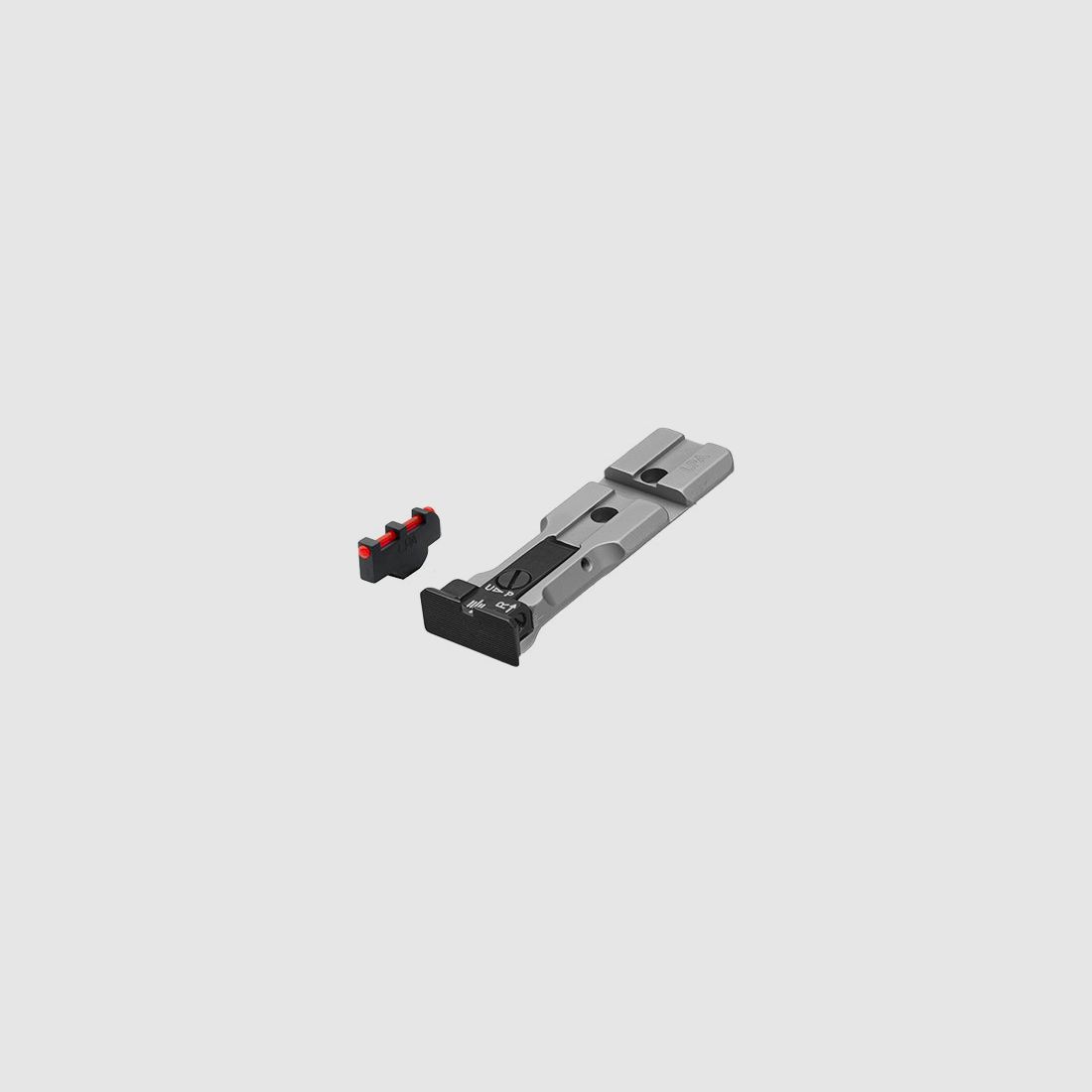 LPA WXT0107-F1 SILVER BA adjustable revolver sight with Weaver base for 629, 686, 586, 627, 66, 67, 696, 17, 19, 657, 610, 625, 29, 27 and new for caliber .50 – Black sight picture