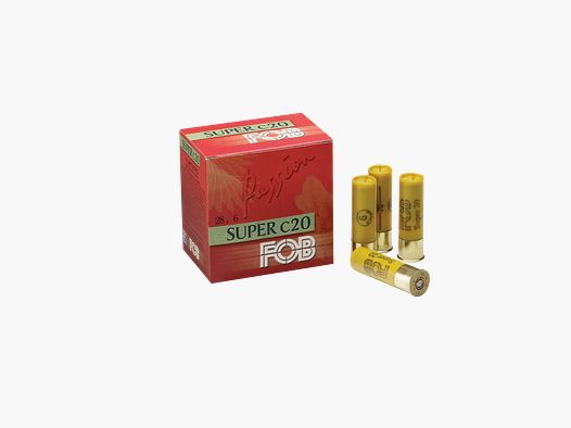 PACKUNG MIT 25 PATRONEN FOB SUPER C20 C 20/70