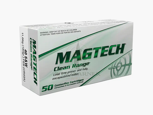 Magtech .40 S&W Clean Range FEB Flat Nose 11.7g/180grs.