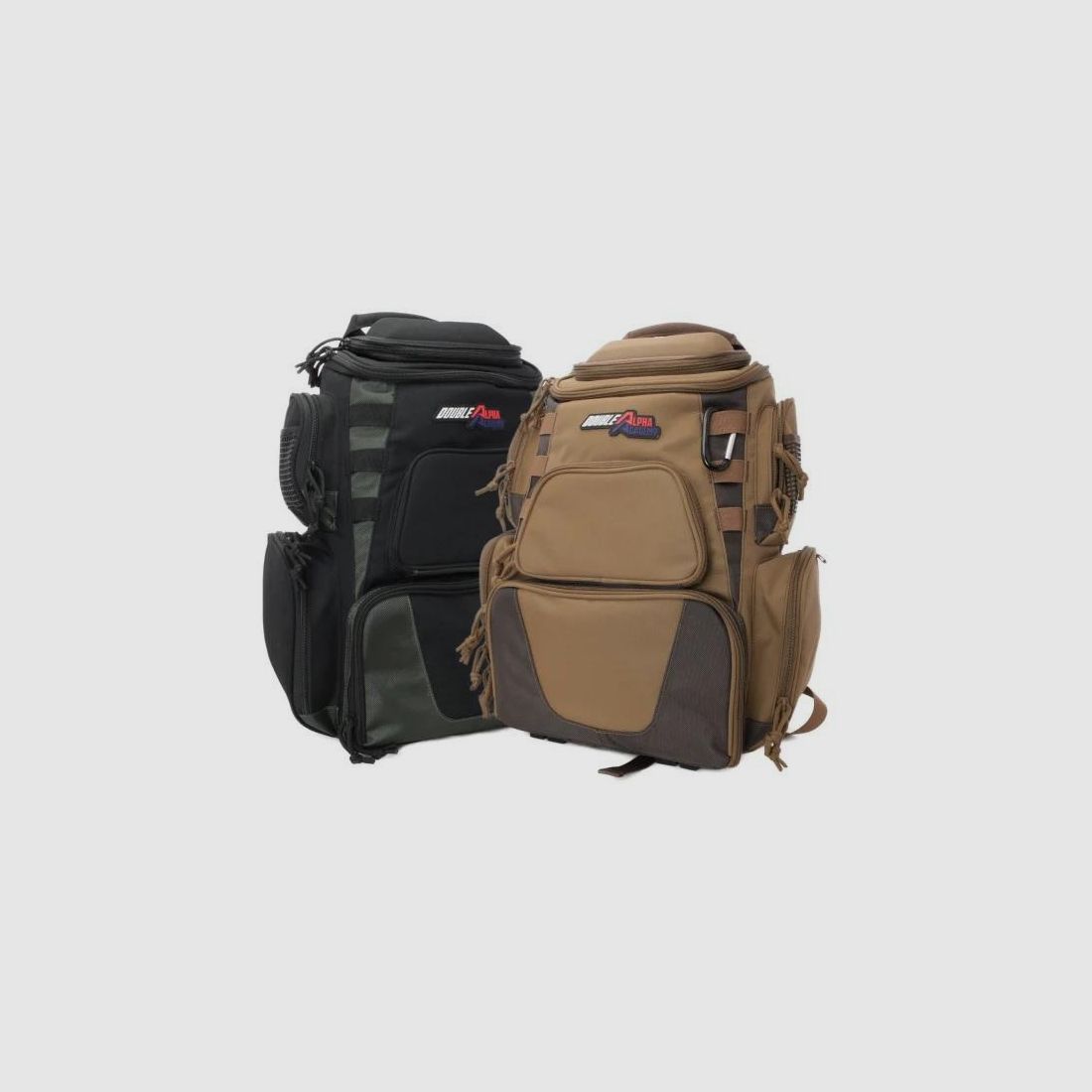 Double Alpha Schießsporttasche Range Companion Backpack black/grey