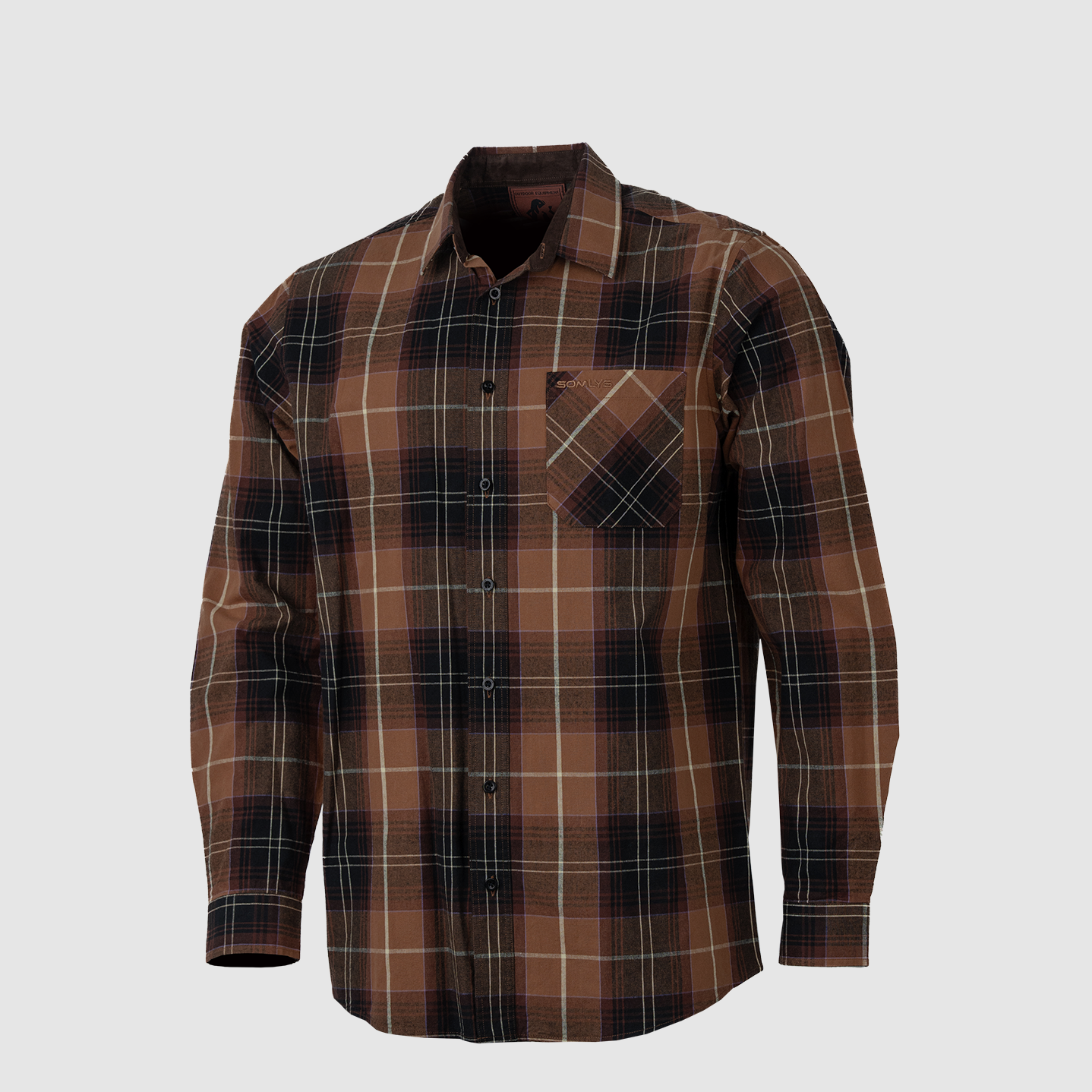 Camicia 518/M A quadri Verde, immagine 3 di 4