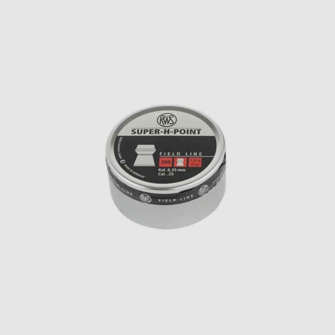 BALÍN RWS SUPER-H-POINT METALLDOSIERT 200 CAL 6.35