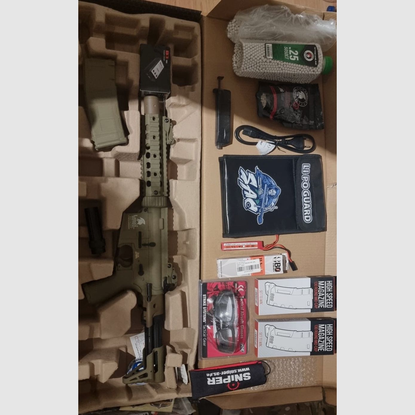 Lancer Tactical LT 15 Gen M4 PDW -TAN