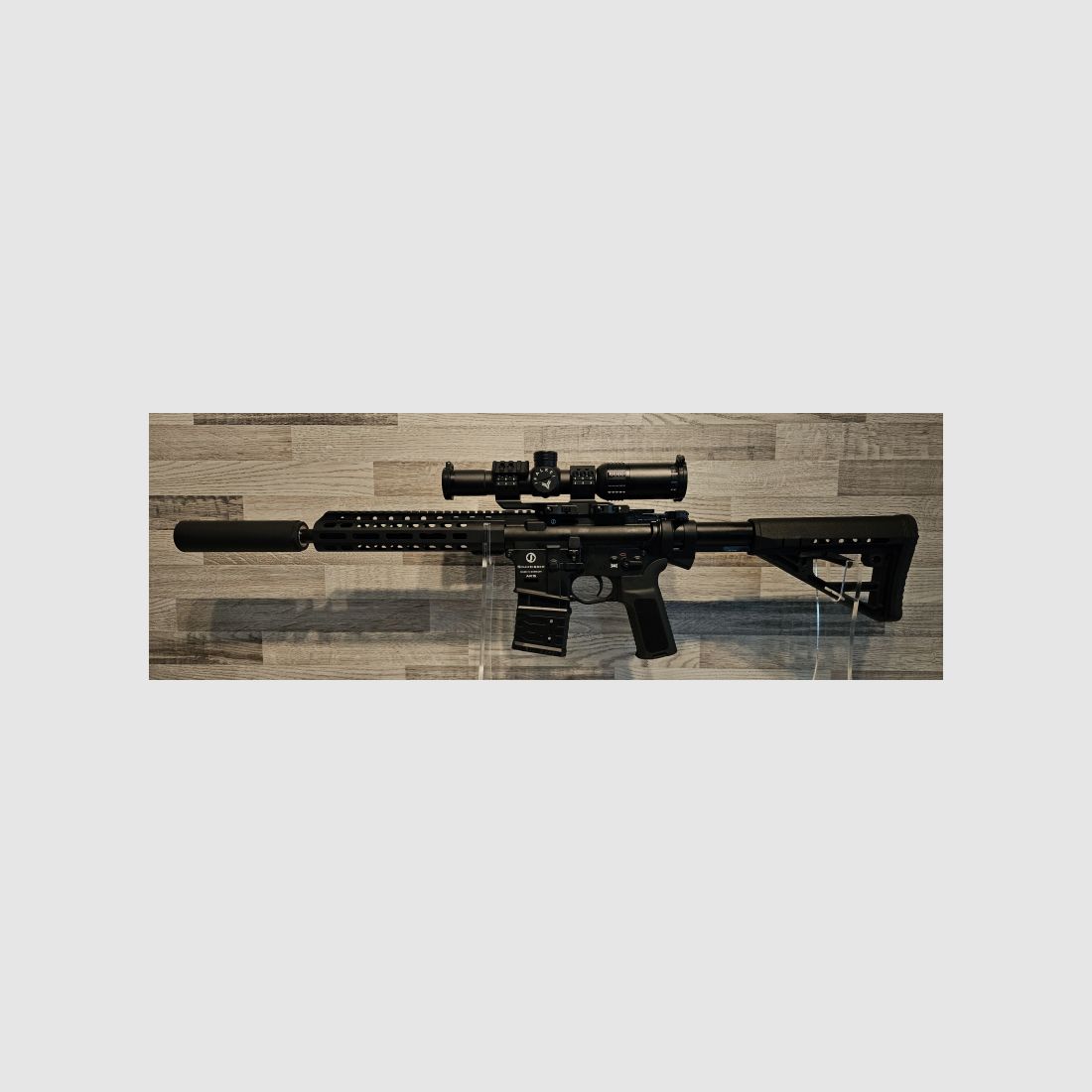 Neuware vom Fachhandel - Schmeisser AR-15 S4F 10,5" Kal. .223Rem - Set mit Schalldämpfer + ZF