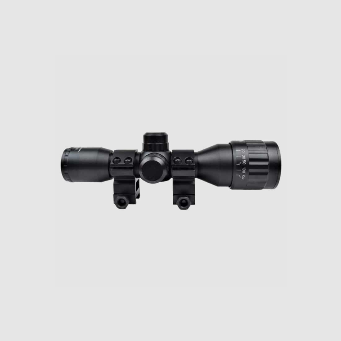 JS-Tactical 4x Zoom Cacciatore Verde/Rosso Mirino (32mm)
