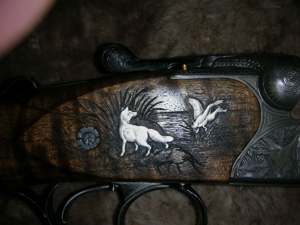 Rothenburg weapon corner silver motifs with carving