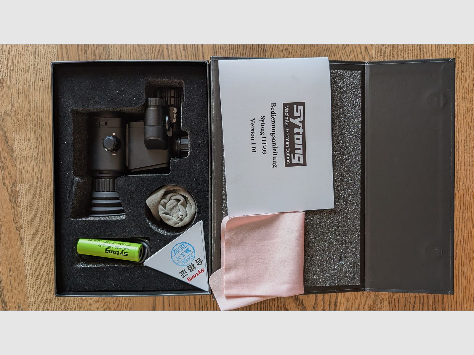 Night vision device attachment Sytong HT99 – Top condition including invoice and universal adapter