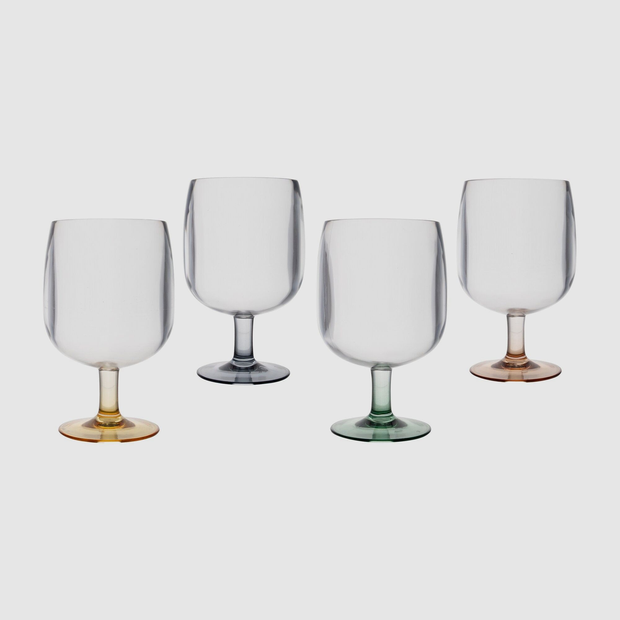 4-piece colored wine glass set, image 2 of 6