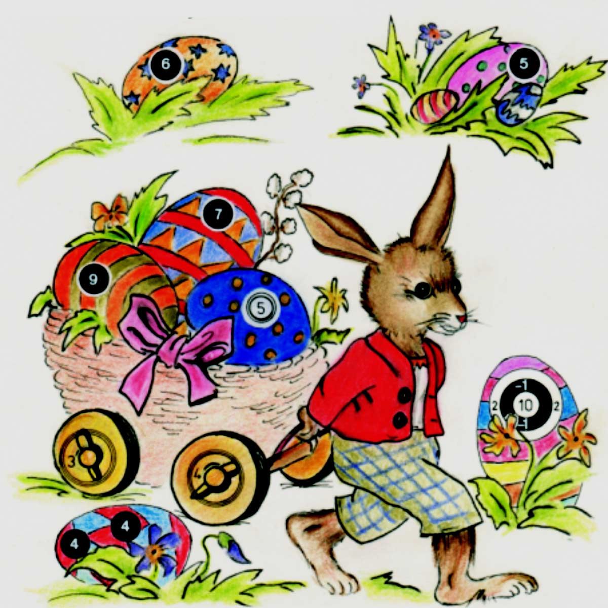 Braun Network Osterscheibe Eiertransport Format: 14x14