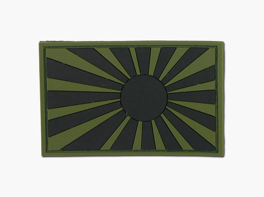 Fritzsch 3D-Patch Kriegsflagge Japan oliv/schwarz