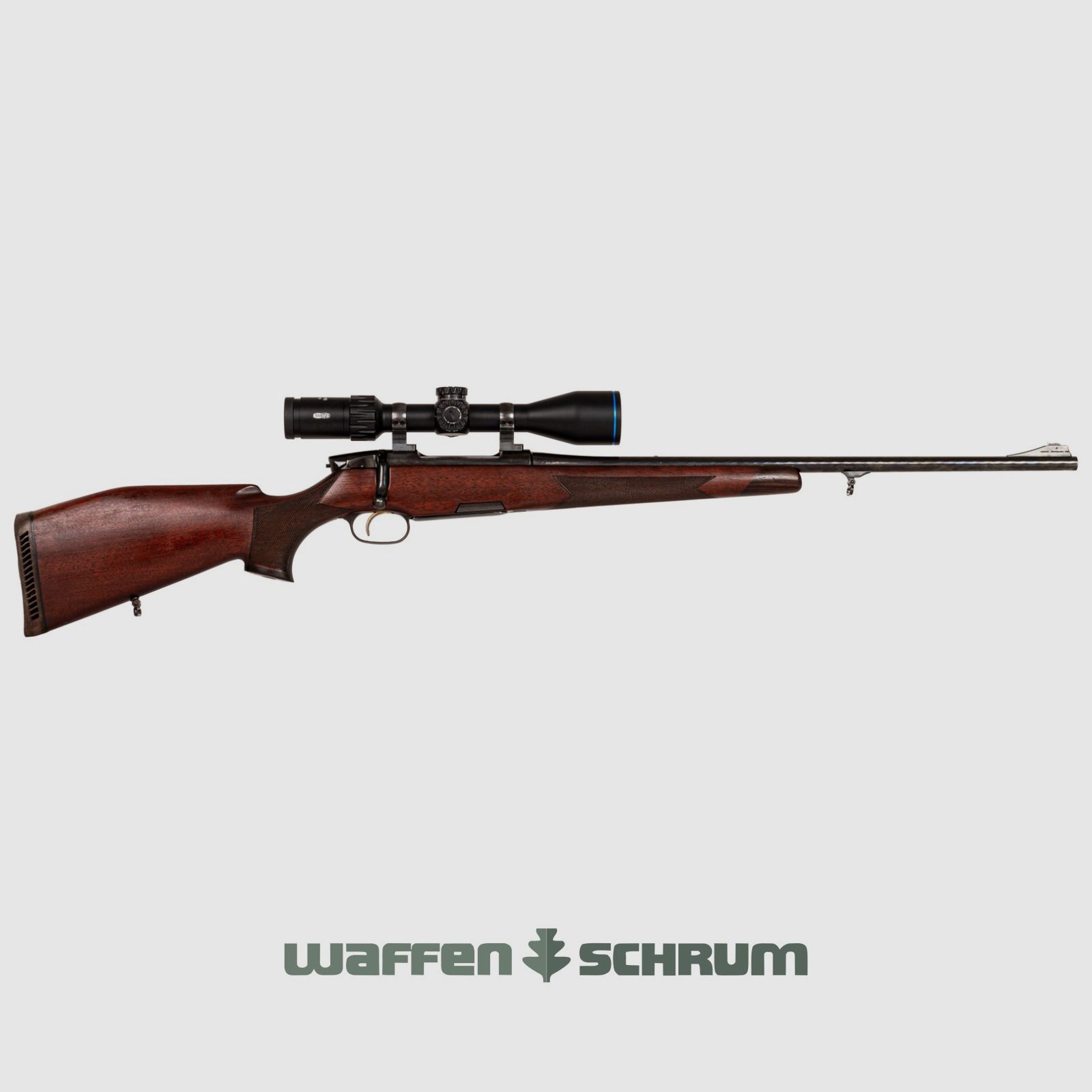 Steyr Mannlicher Luxus .30-06Spring , ZF Meopta MeoHunter R5 3-15x50 SFP RD, Abs. 4C bel., Festmontage, LL: 58 cm