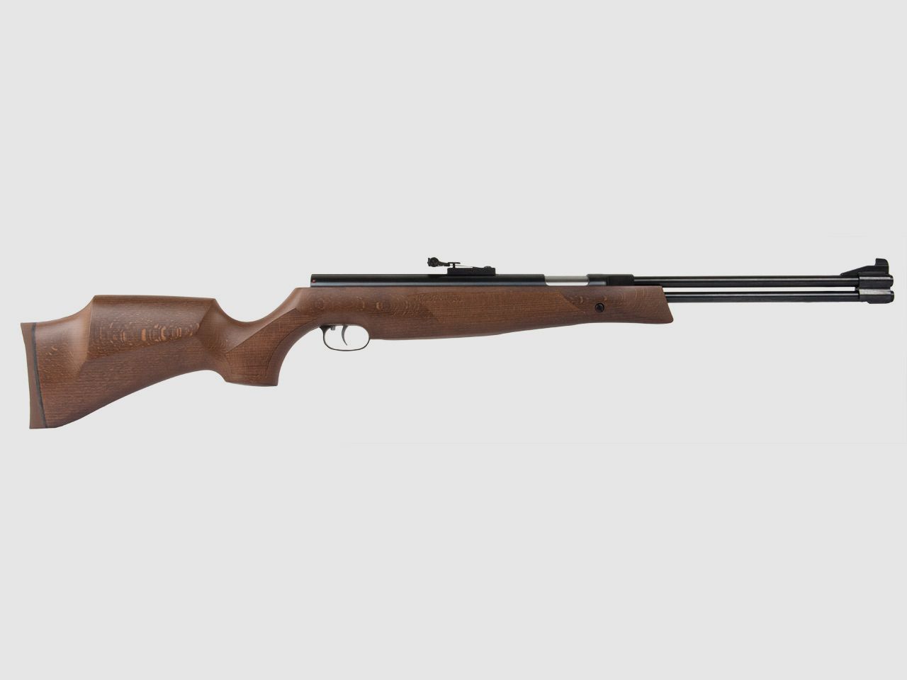 Starrlauf Luftgewehr Weihrauch HW 77 K Buchenholzschaft Kaliber 4,5 mm (P18)