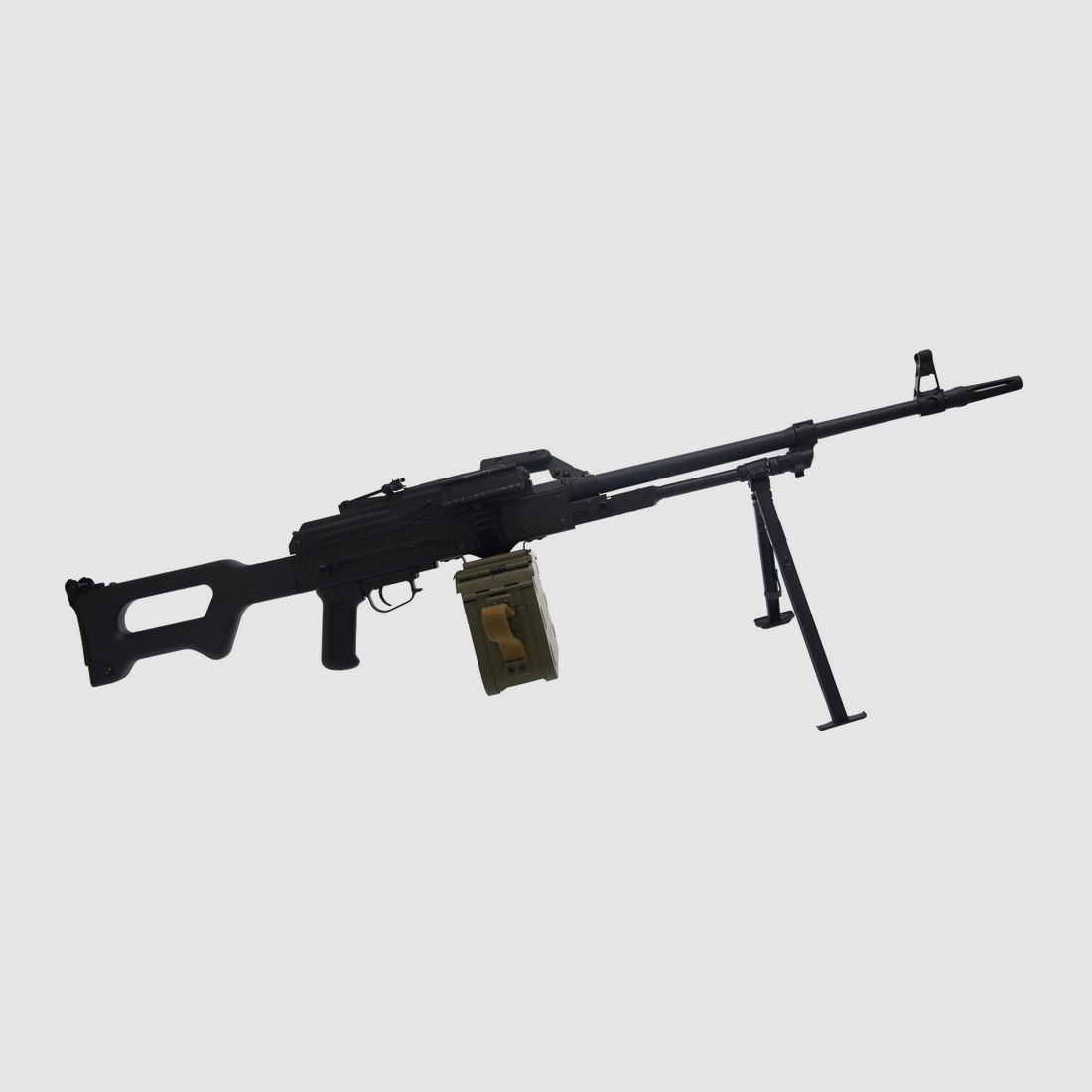 Softair Maschinengewehr MG PKM Limited Edition AEG Vollmetall Full Auto Kaliber 6 mm BB (FREI)