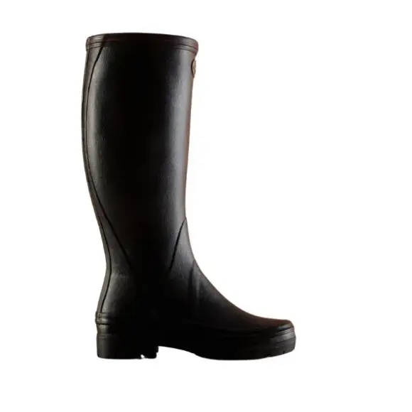 Giverny Damenstiefel Le Chameau mit Jersey-Futter Schwarz