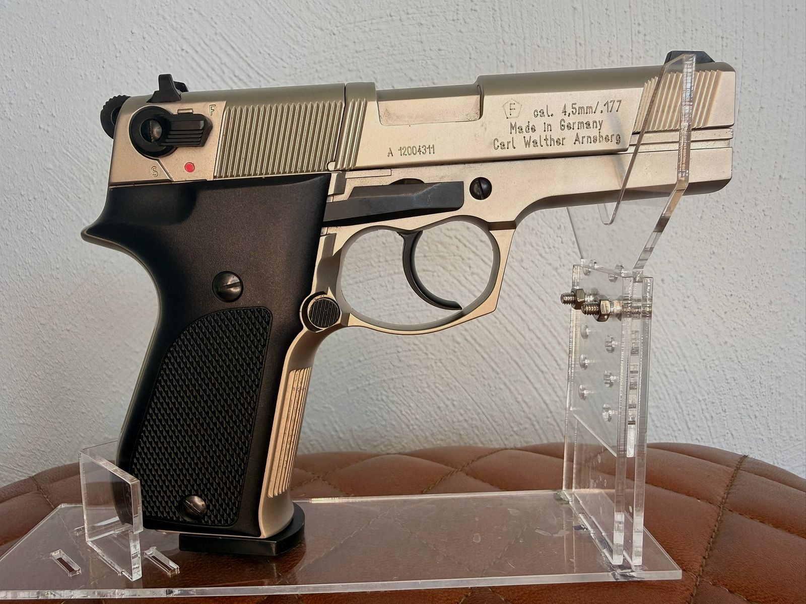 Walther CP88 4 inch 4,5 mm Diabolo Nickel (P18) Co2-pistool als nieuw