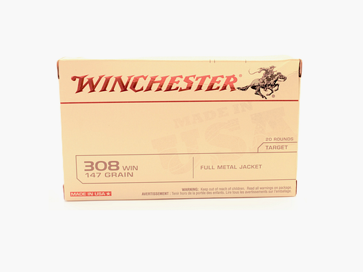 WINCHESTER 308WIN 147GR FMJ