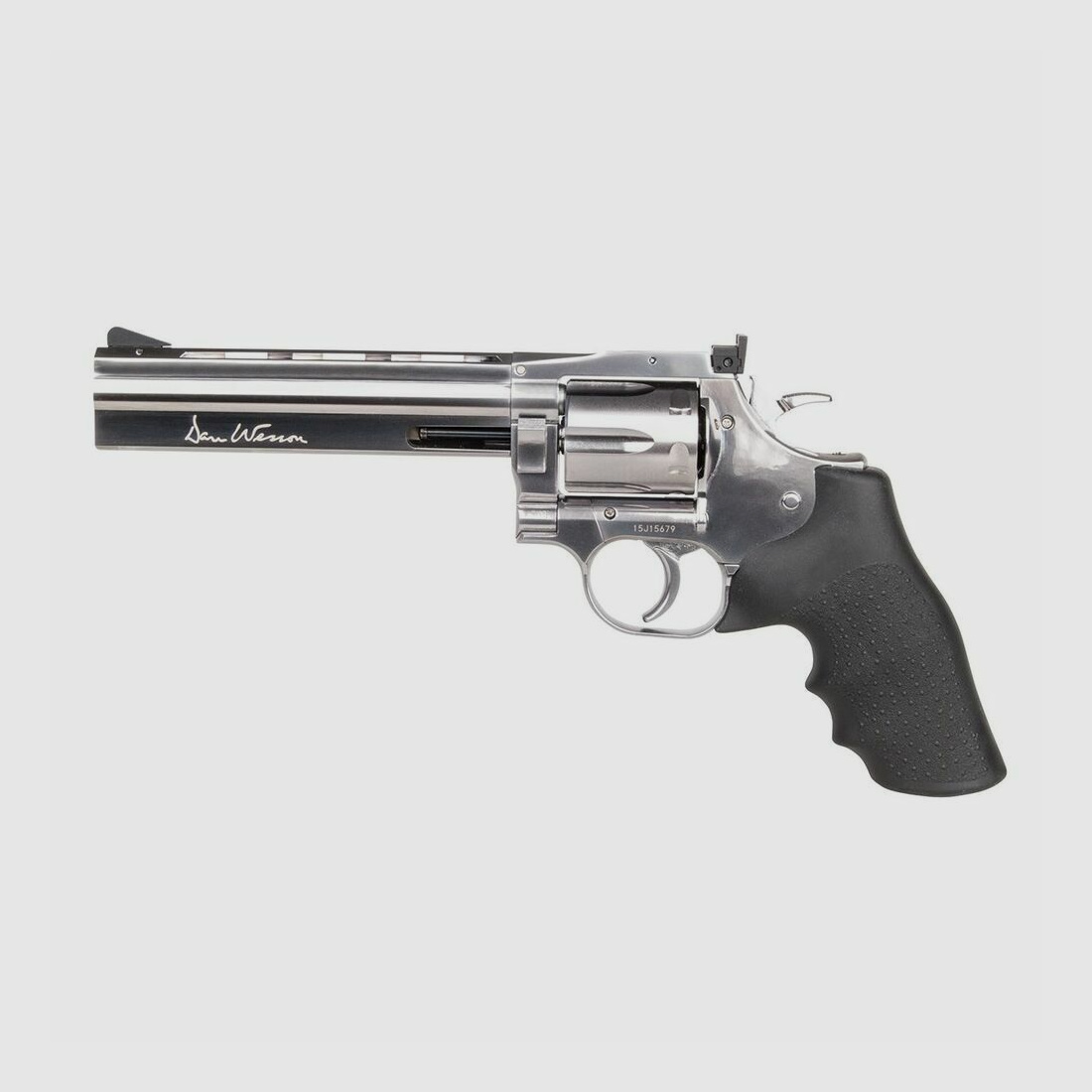 Dan Wesson 715 6" Argento 4,5mm BB Pressione d'Aria CO2