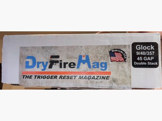 DryFireMag — Trainingsmagazin für Glock Double Stack — 9mm / .40 / .357 / .45 GAP — neu & selten