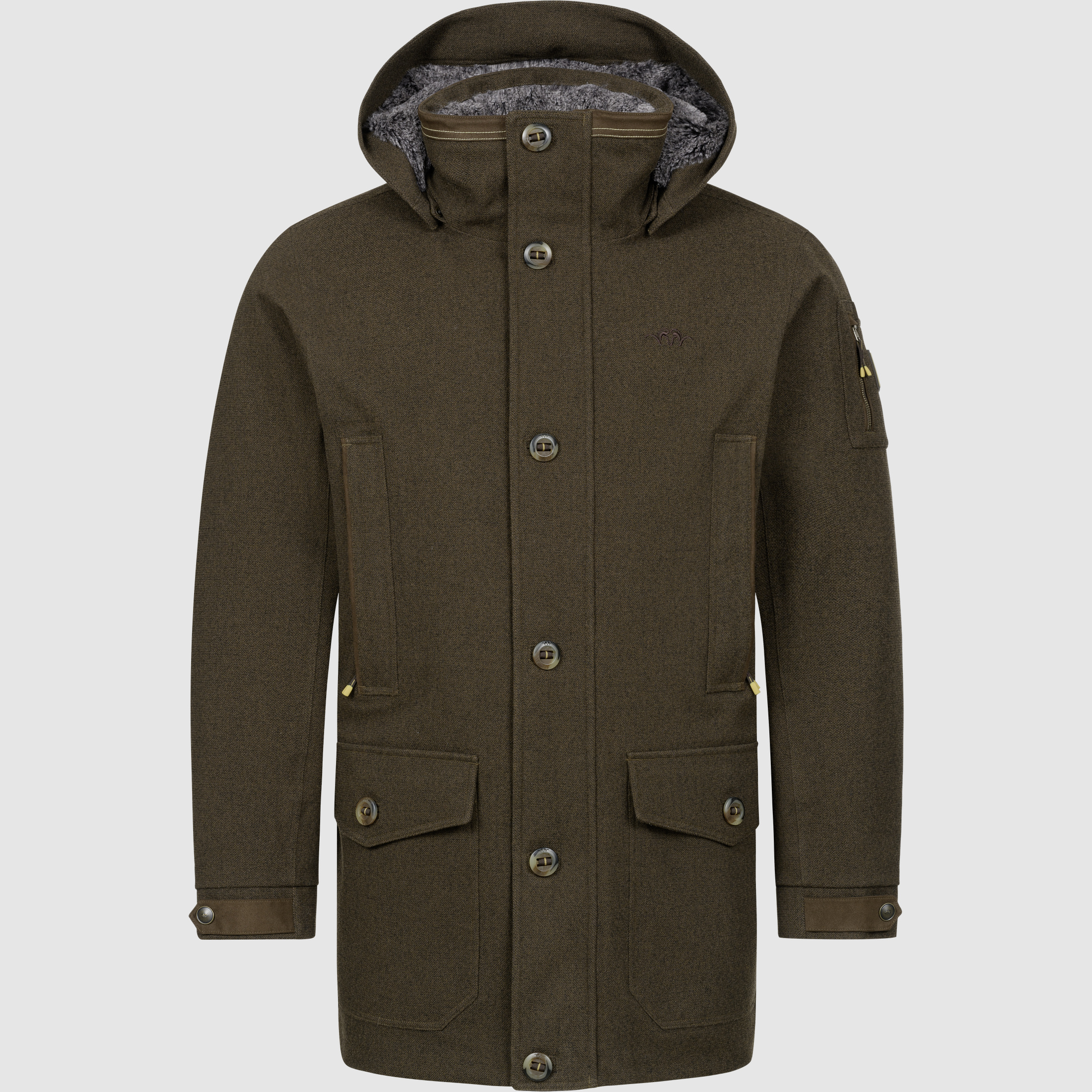 Pamir Parka Argali Herren Wasserdicht Dunkelbraun M