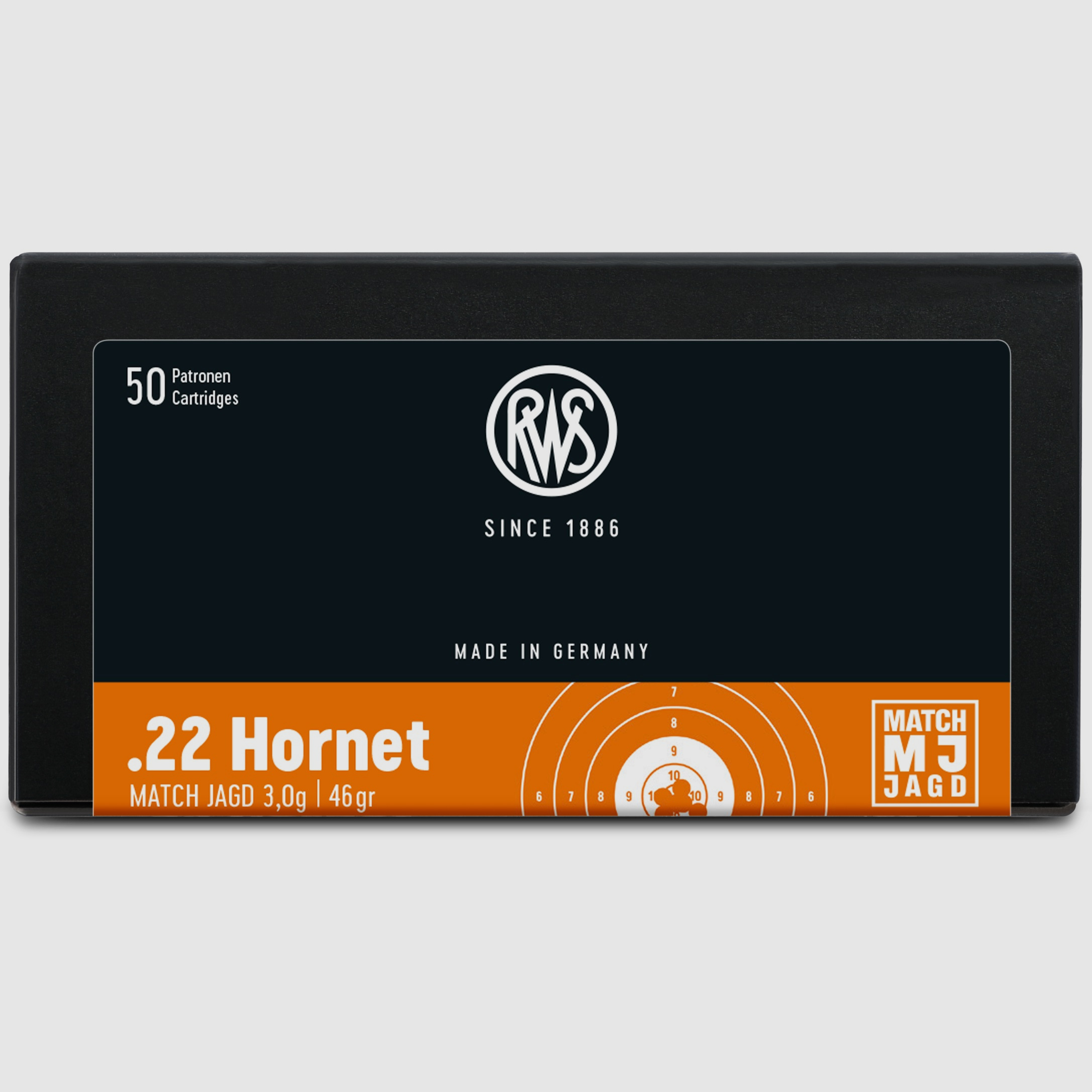 RWS .22 Hornet  MJ 3,0g    50 Stck.
