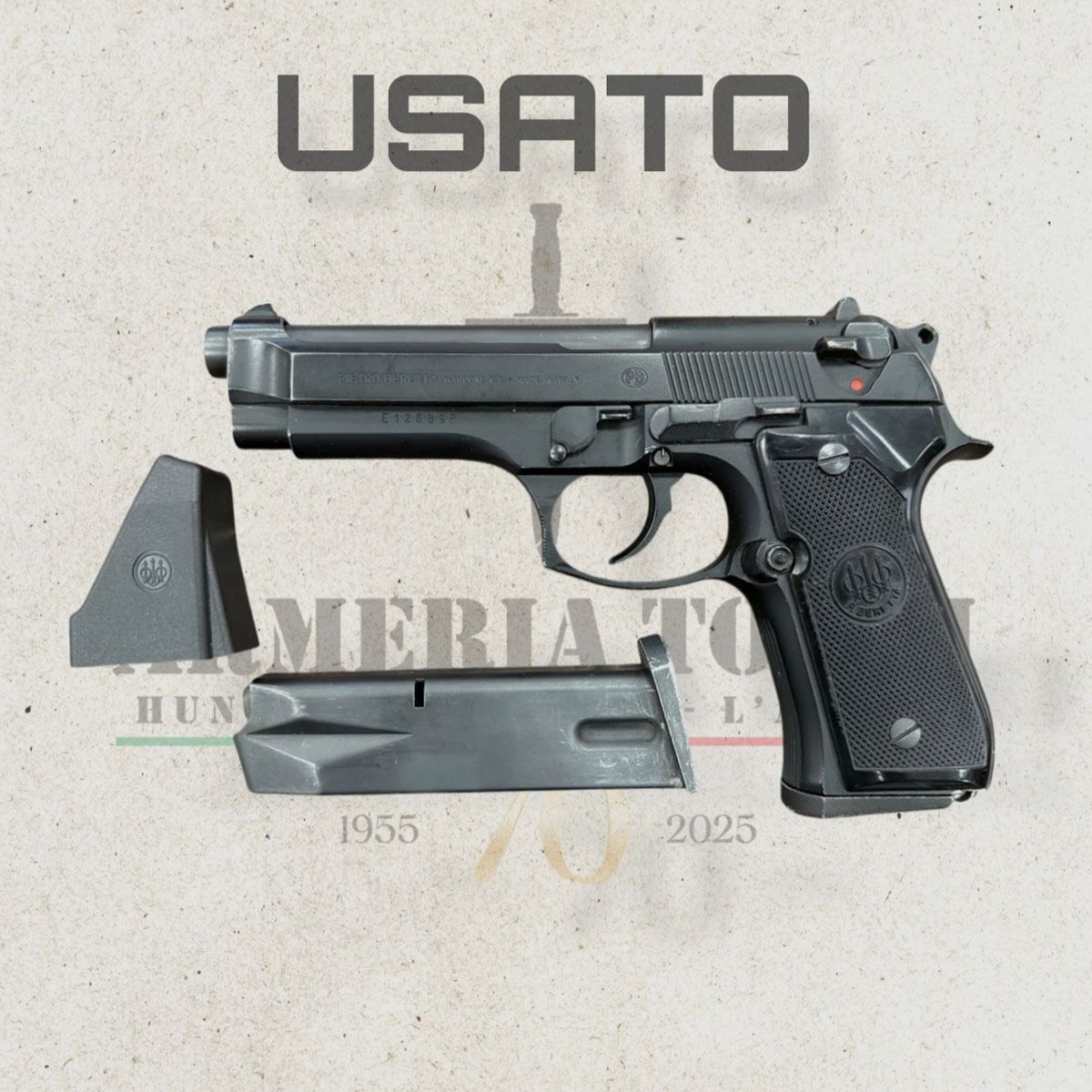 GEBRAUCHT – PISTOLE – BERETTA MOD. 98F Kal. 9×21, Bild 3 von 4