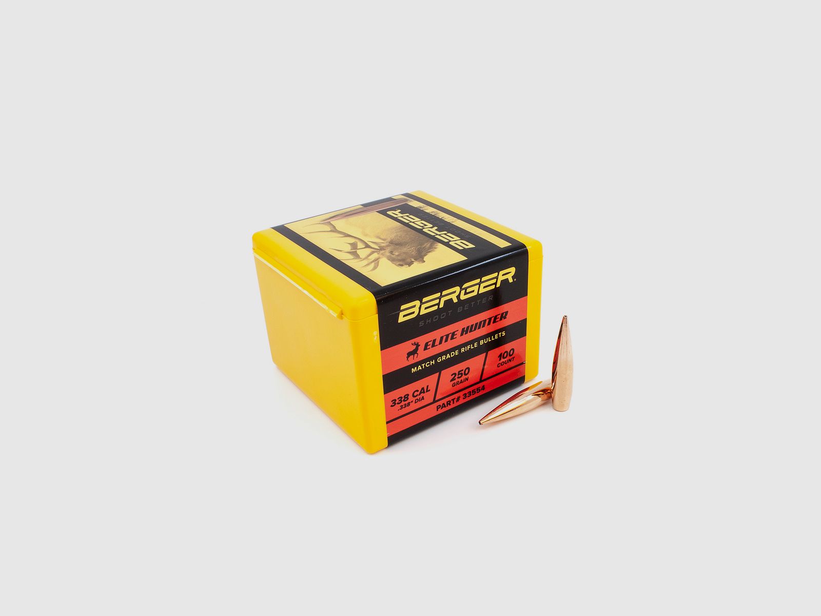 Berger Geschoss .338 Elite Hunter 250GR 100 Stück