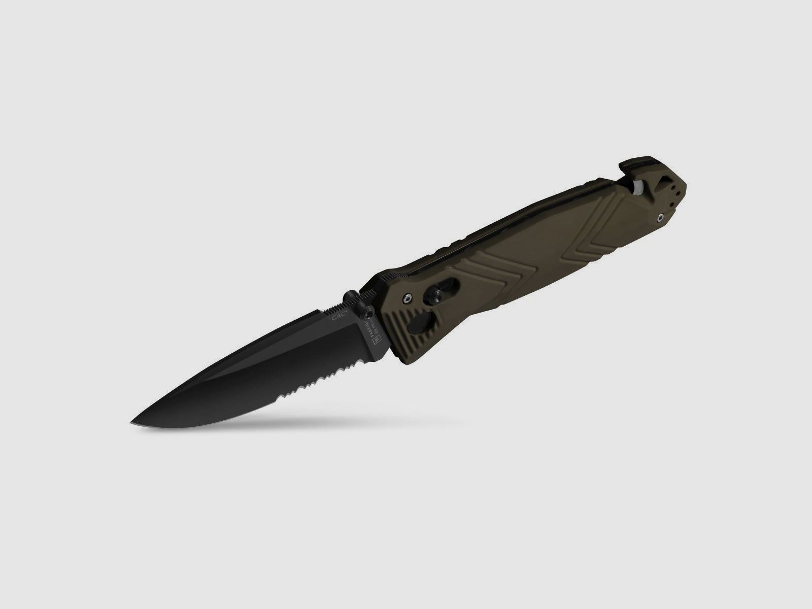 Couteau CAC Serration PA6 FV Kaki