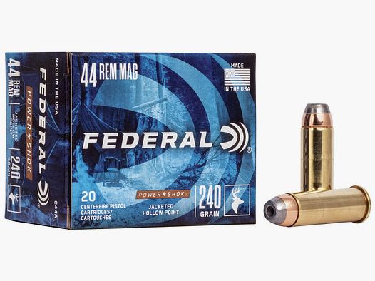 Federal Power-Shok .44 Rem. Mag. 240GR JHP 20 Patronen