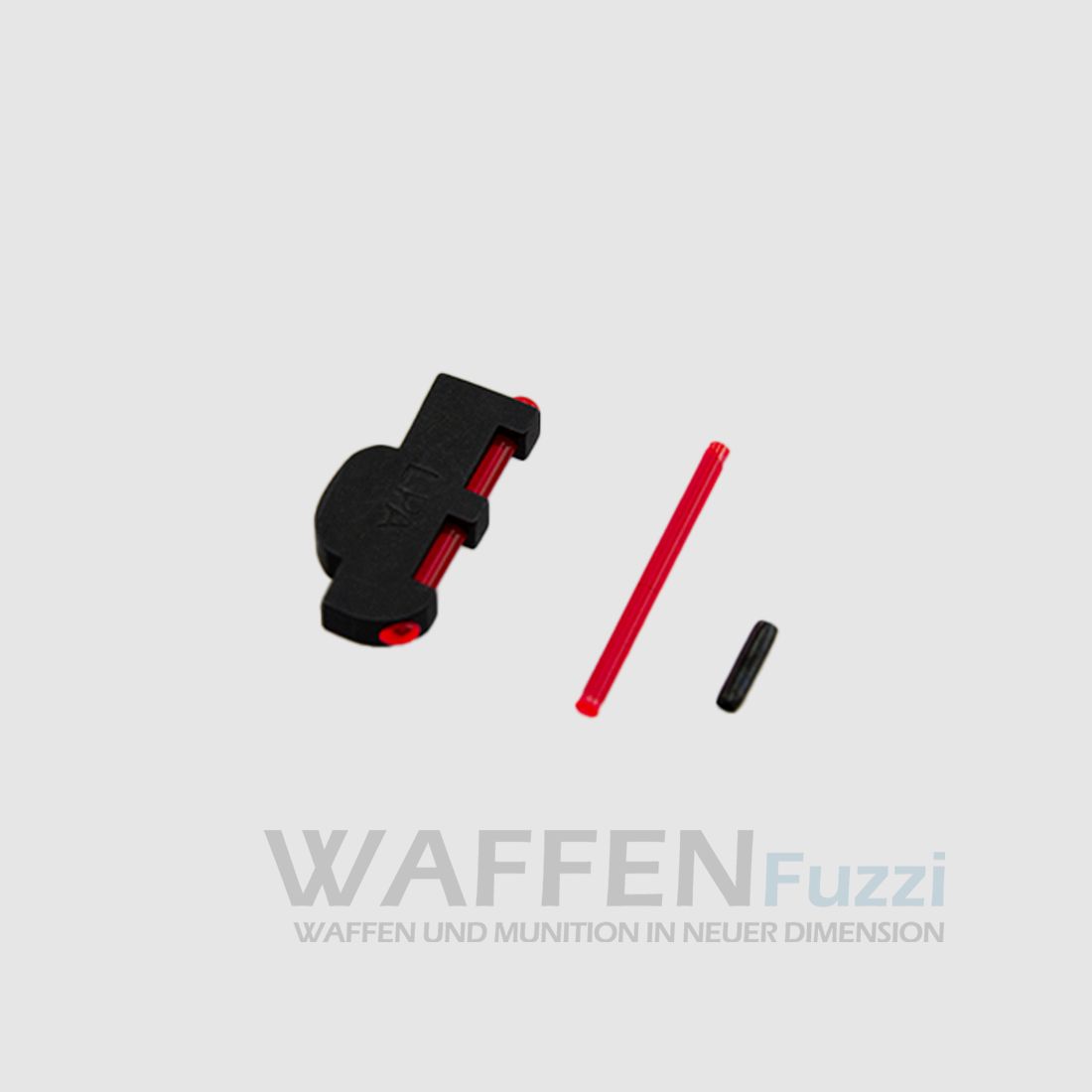 LPA Fiber Optic Korn für S&W Revolver Rot