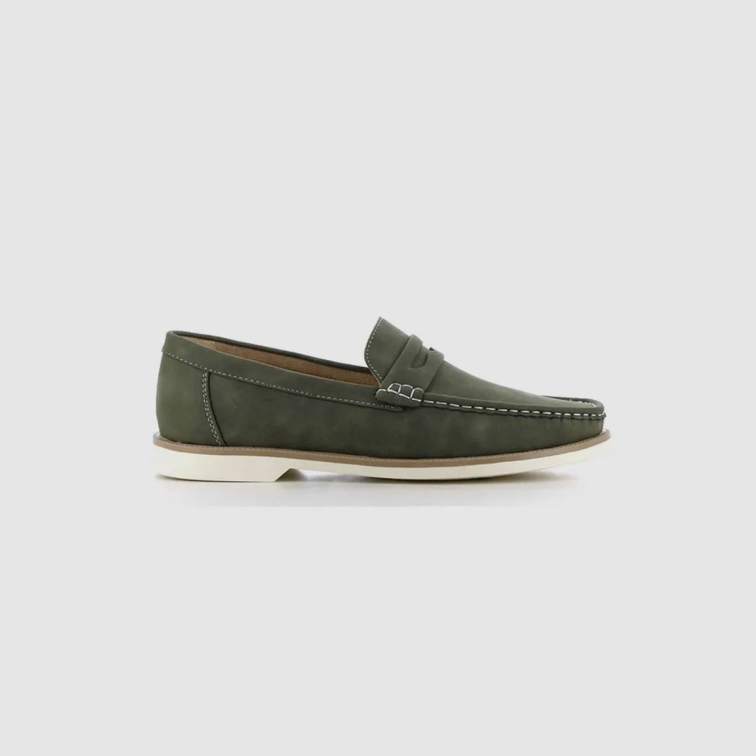 Mokassins Herren Khaki aus Synthetik - Niedrigschaft, Bild 2 von 9