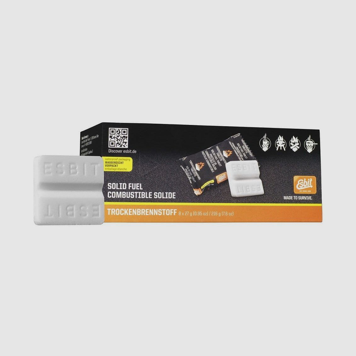 Esbit Trockenbrennstoff-Tabletten 8x27 g
