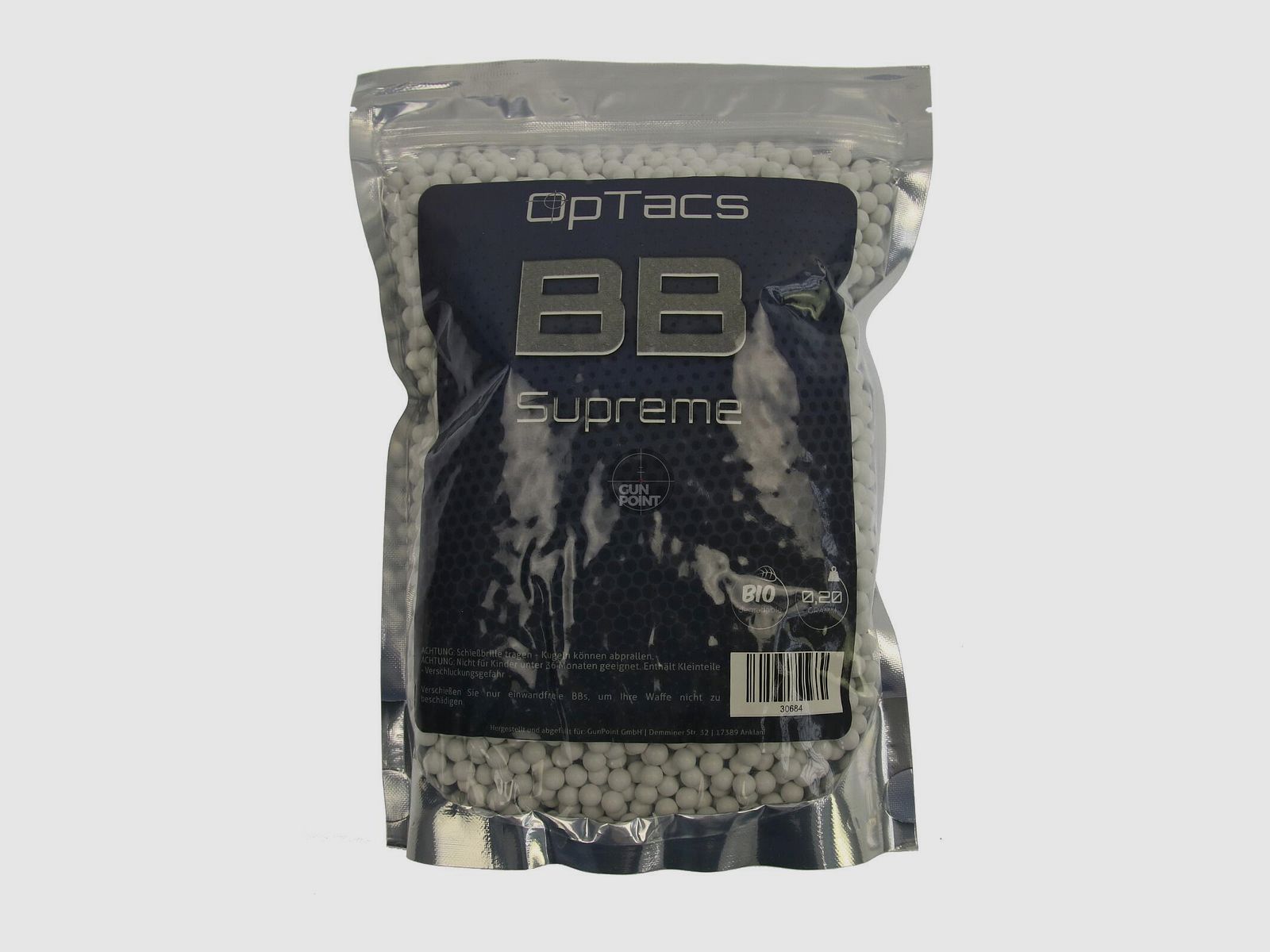 Softair - Kugeln OpTacs Supreme BIO BBs 0,20 g 5000 Stk.