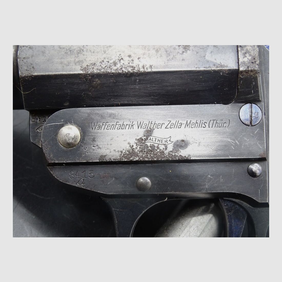 Walther Zella Mehlis Signalpistole Heeresmodel 1934 Kaliber 4 Heeresmodel 1934