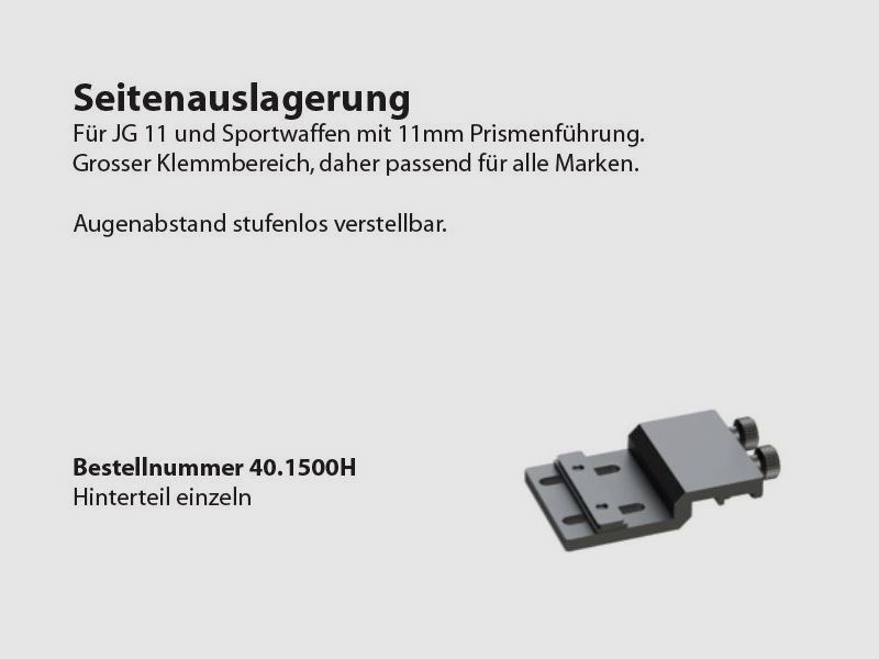 Wyss Seitenauslagerung Hinterteil einzeln JG11