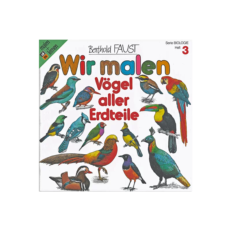Livre de coloriage 3 "Nous peignons - Oiseaux de tous les continents"