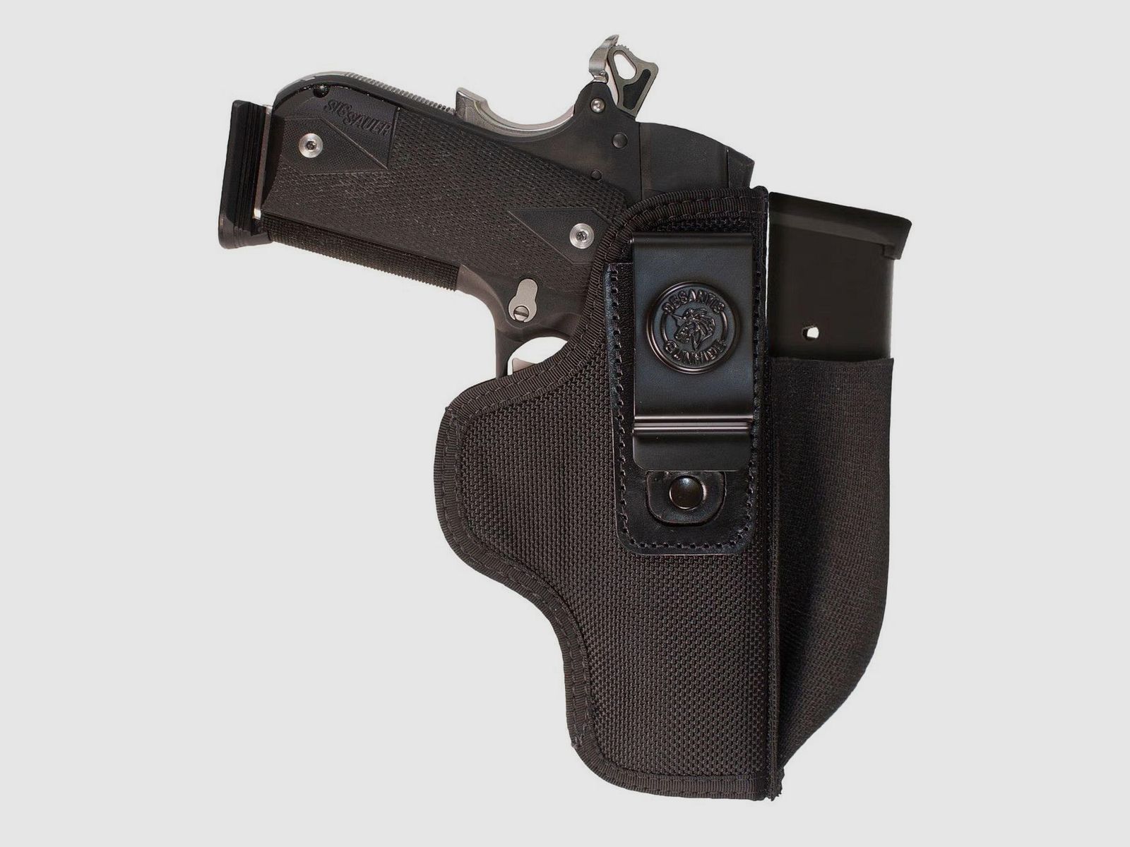 De Santis Force 1 Nylon Products voor Beretta APX / SIG P320C, Style N87 Pro Stealth, Ambidextrous Binnenbroekholster