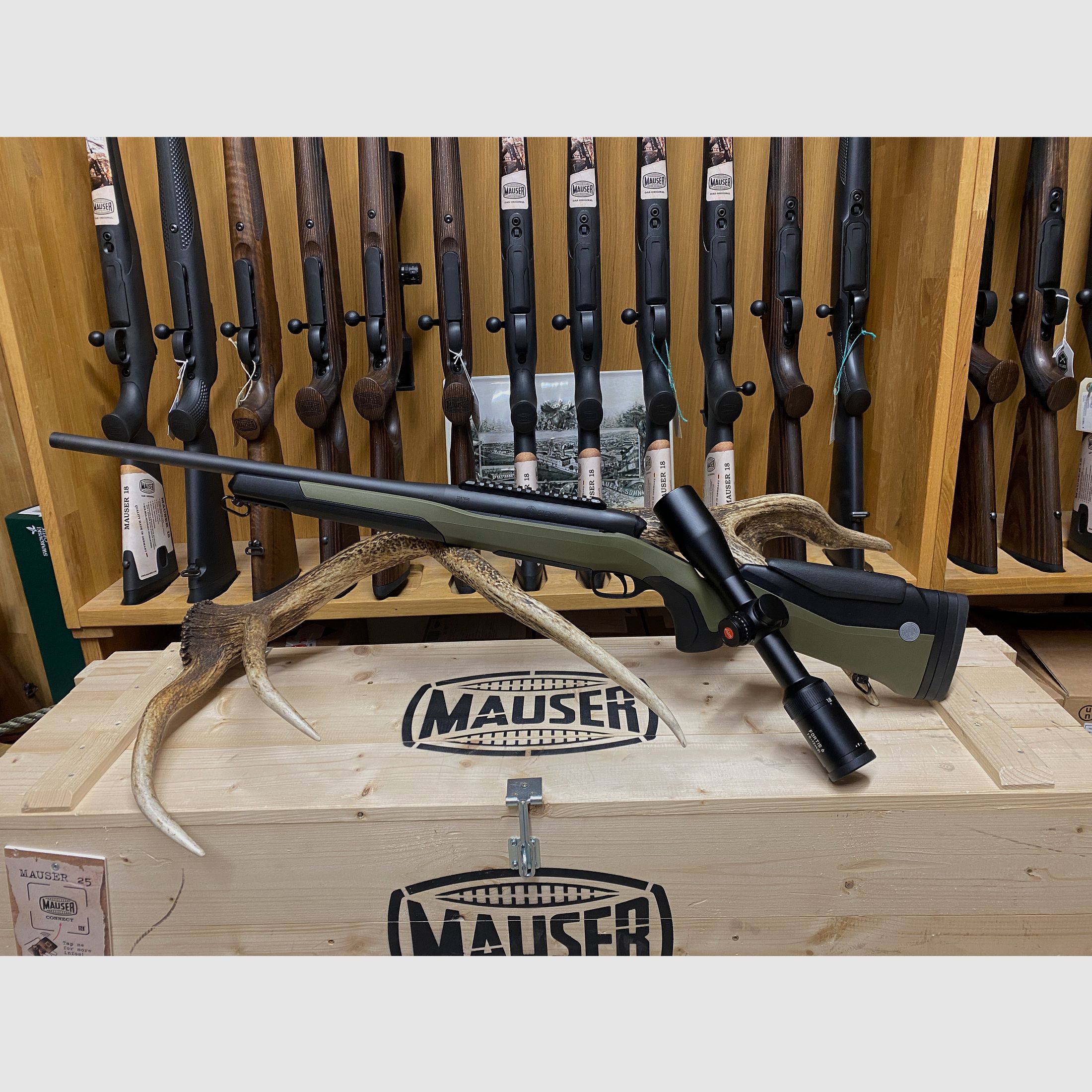 Steyr Mannlicher MS Wild, with Leica Fortis 6 1.8-12x42 i, without rail