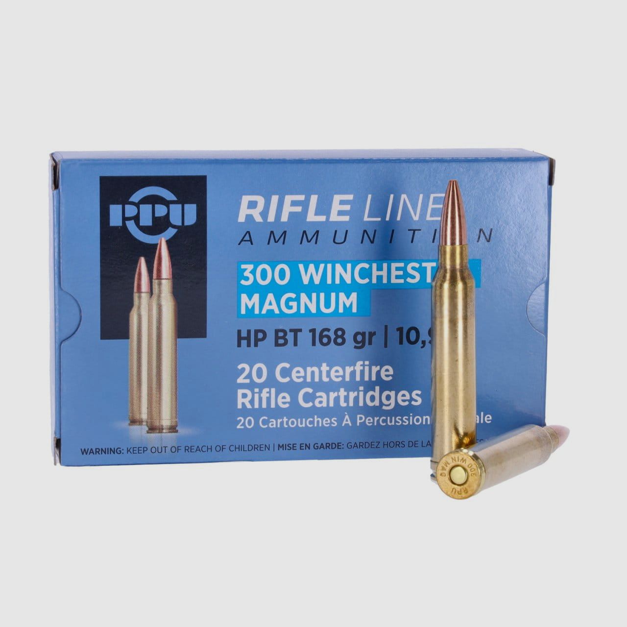 PRVI/PPU .300 Win. Mag. HPBT 168 gr. - 20 Stk.