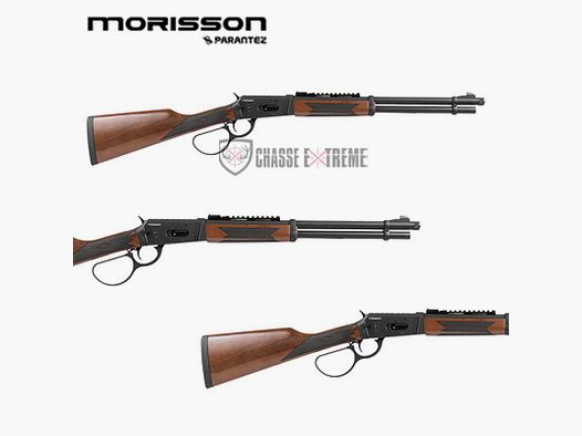 Onderhevelgeweer MORISSON 46cm Zwart Notenhout Kal. 44 Mag