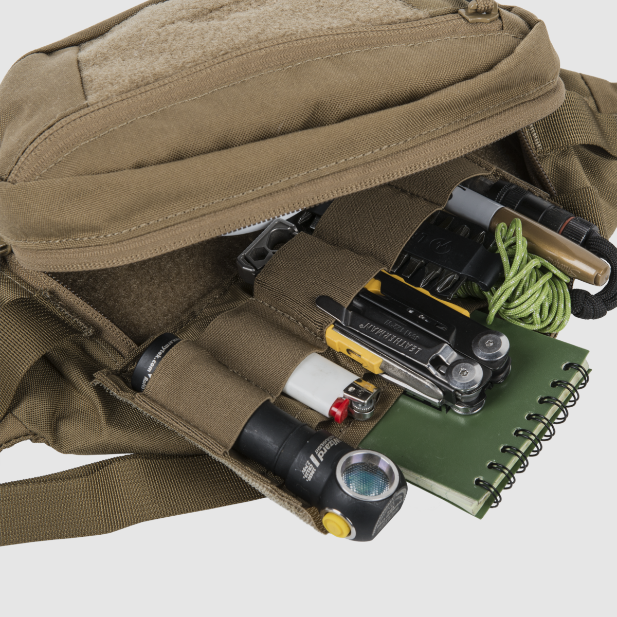 Helikon Banditcoot Cordura Sac banane Noir, image 5 sur 10