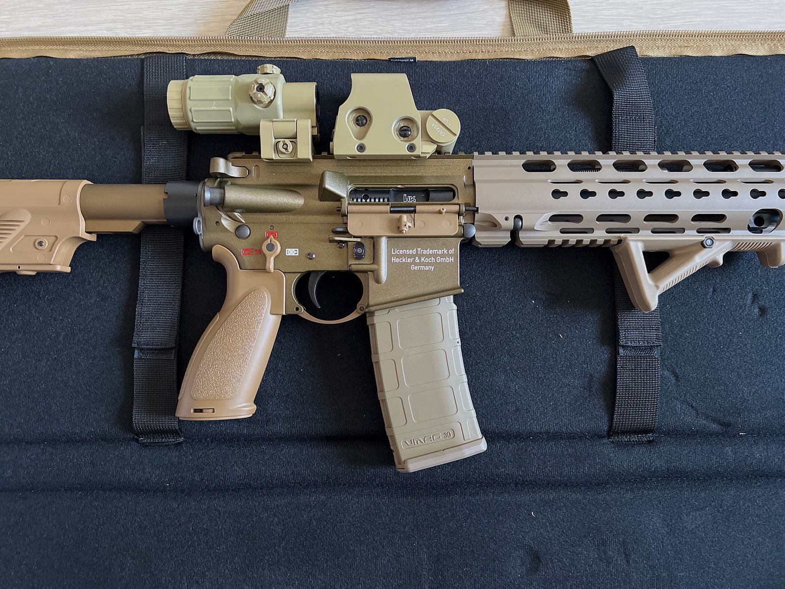 VFC HK416 A5 GBBR Airsoft met accessoires